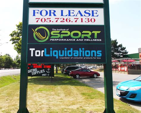 permanent outdoor signs for business